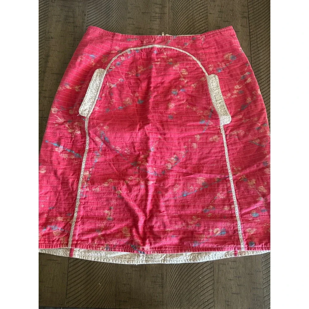 REVERSIBLE Noa Noa Quilted Cotton Skirt - Boho Cottagecore
